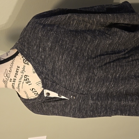 Grey Button Tee - Picture 6 of 6